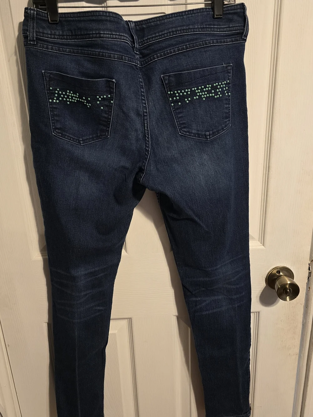 ANDREA Dark Blue Skinny Jeans for Women